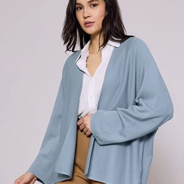 Ζακέτα μονόχρωμη SQ7583.5067+5