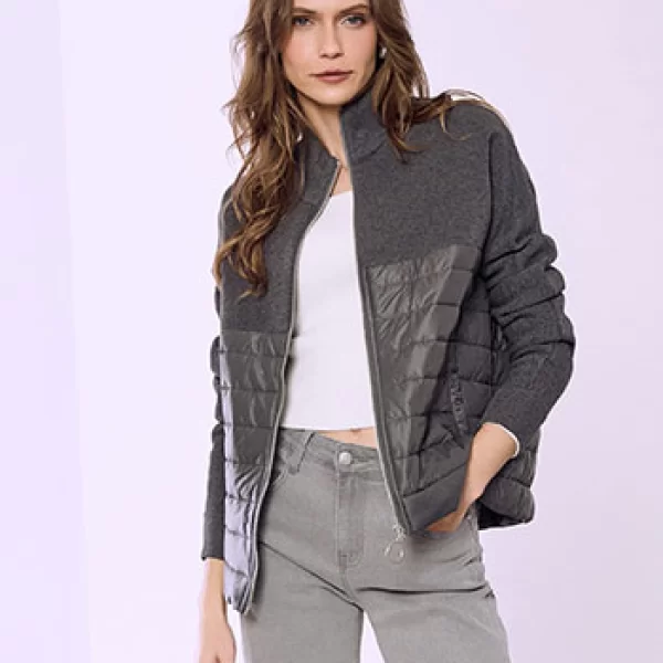 Ζακέτα με καπιτονέ λεπτομέρεια SQ7568.5124+2