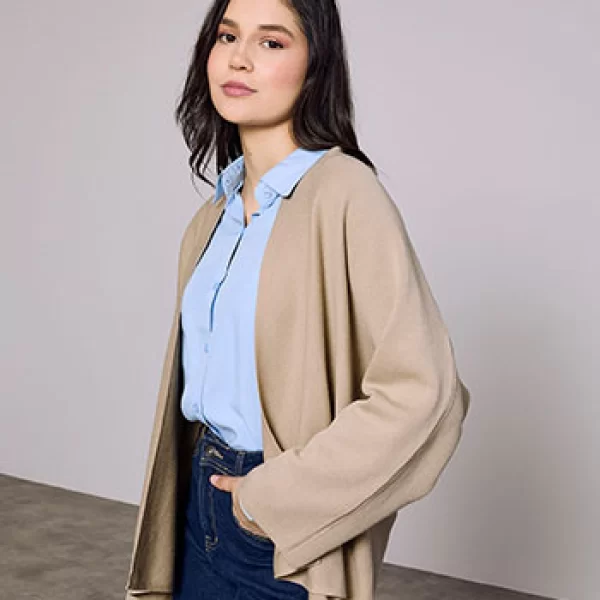 Ζακέτα μονόχρωμη SQ7583.5067+3