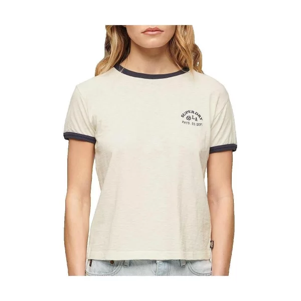 T-shirt με κοντά μανίκια Superdry T-shirt Athletic Essentials Beach Graphic Ringer