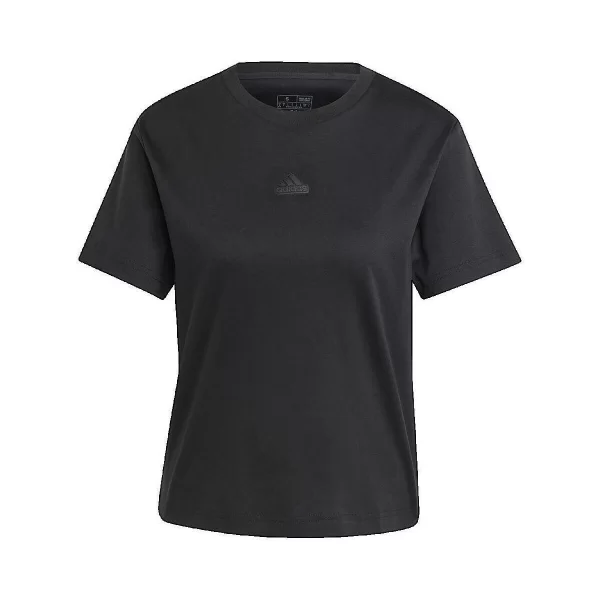 T-shirt με κοντά μανίκια adidas T-shirt Femme Noir Col Rond