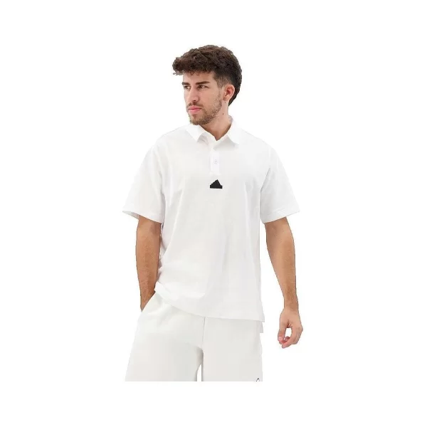 Πόλο με κοντά μανίκια adidas Polo manches courtes Z.N.E. Premium blanc