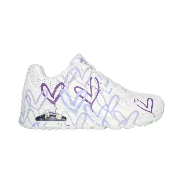 Sneakers Skechers Imprimé De Coeur Uno Spread The Love