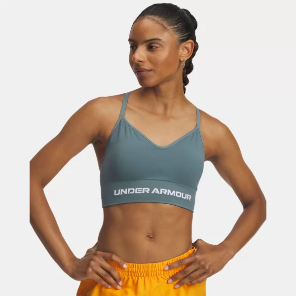 UNDER ARMOUR VANISH SEAMLESS LOW BRA ΜΠΛΕ