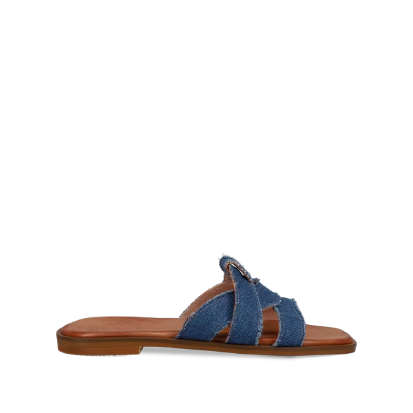 Μπλε denim σανδάλι