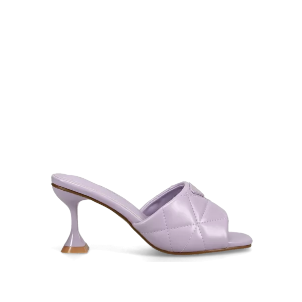 Λιλά mule πέδιλο