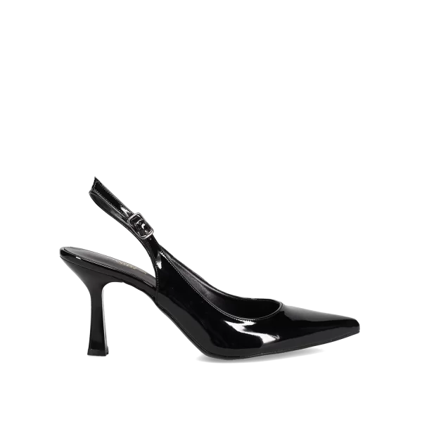 Μαύρη λουστρινένια γόβα