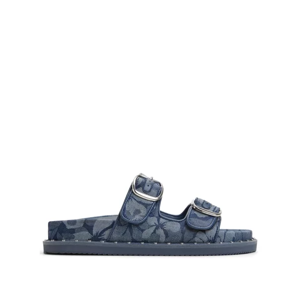 Μπλε denim footbed σανδάλι KRAVIS