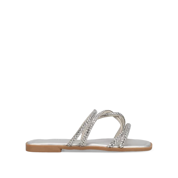 Ασημί σανδάλι