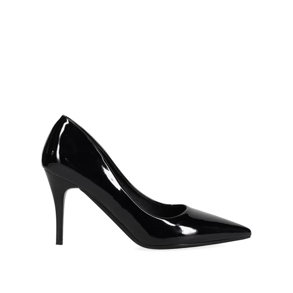 Μαύρη γόβα λουστρίνι