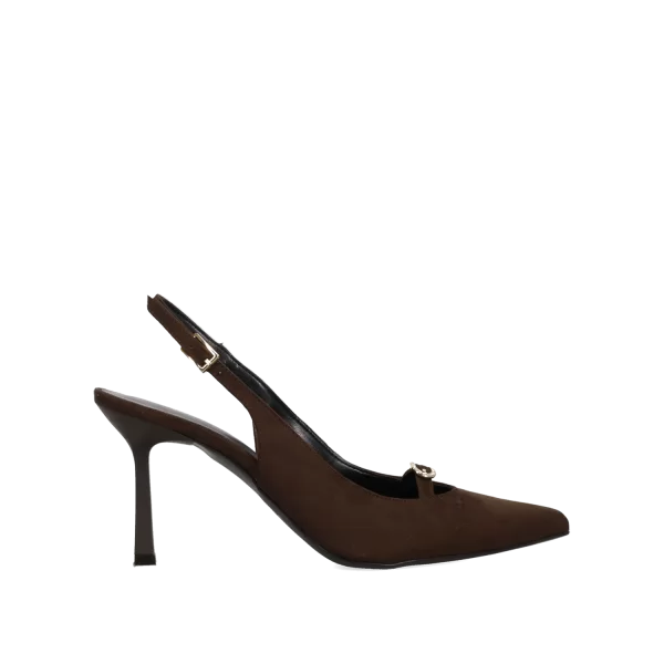 Καφέ εξώφτερνη γόβα