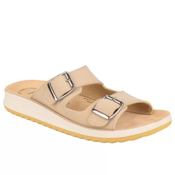 Γυναικείες Ανατομικές Παντόφλες | Tiglio | 116542 | Μπεζ