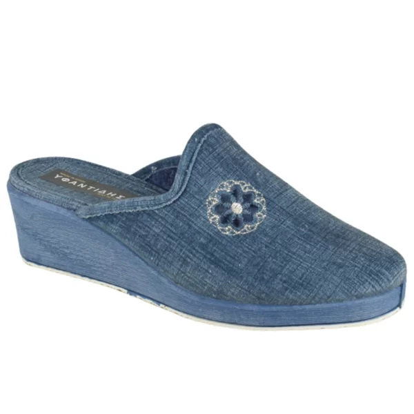 Γυναικείες Παντόφλες Σπιτιού | Υφαντίδης | 522401 | Jeans