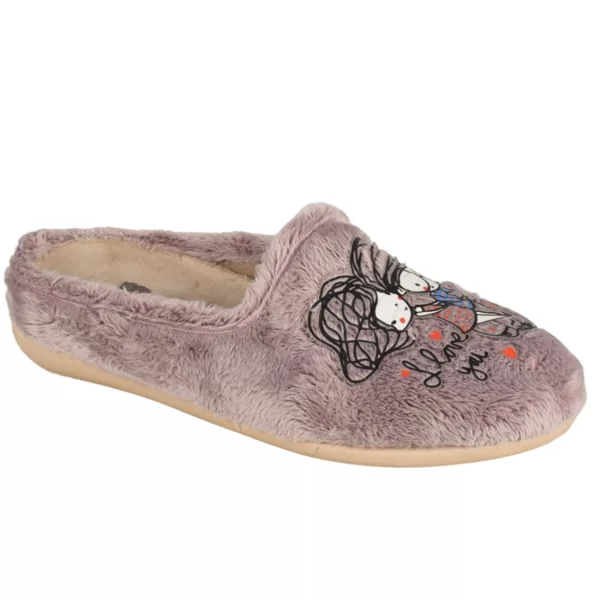 Γυναικείες Παντόφλες Σπιτιού | Ανατομικές | Υφαντίδης | 321632 | Λιλά