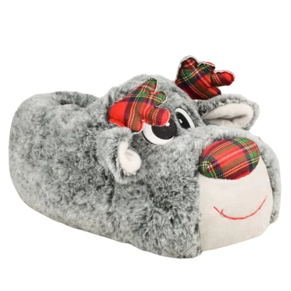 Γυναικείες Παντόφλες Ζωάκια | Υφαντίδης | 753628 | Γκρι