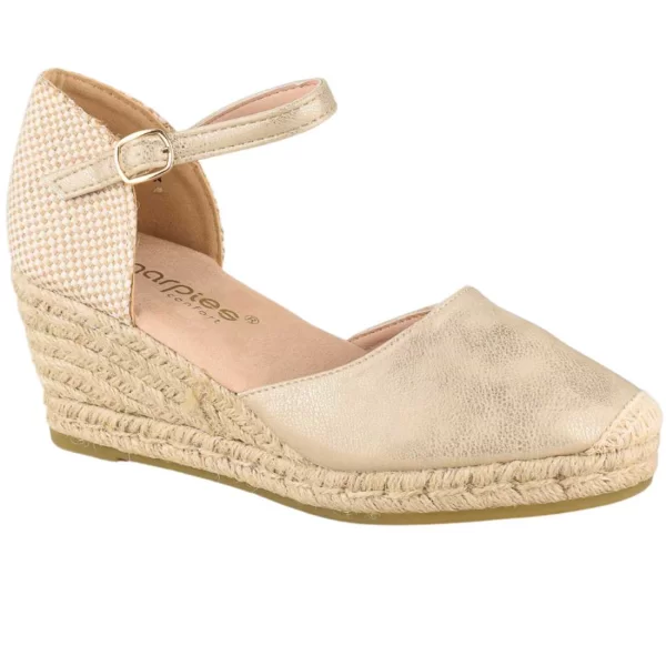 Εσπαντρίγιες Γυναικείες | Amarpies | ACX26484 | Ψηλές | Χρυσό