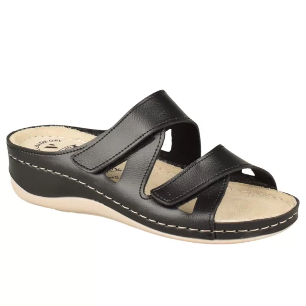 Γυναικείες Ανατομικές Παντόφλες | VESNA | 880184 | Μαύρο