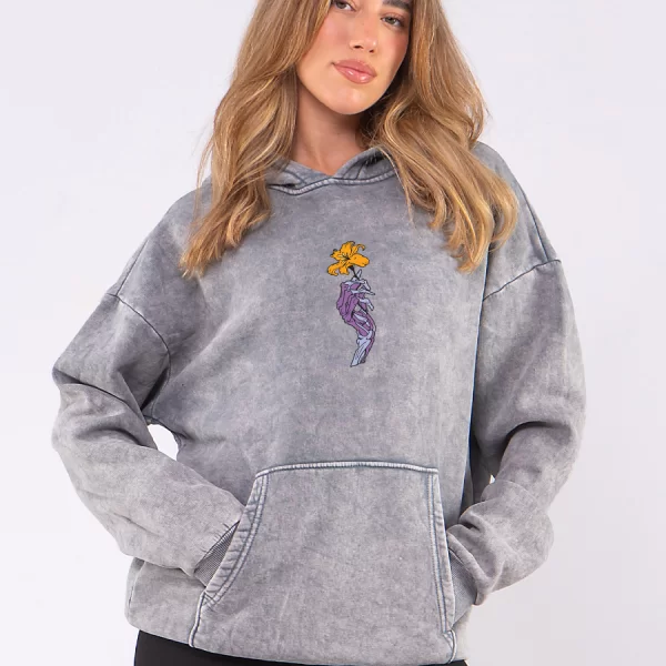 C1081 | Skeleton - Hoodie Γκρι C1081