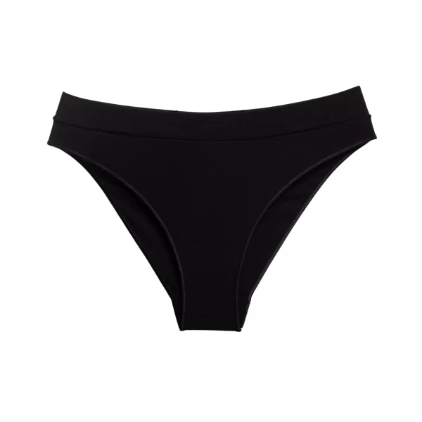 Ψηλόμεσο slip με φάσα | 689 ΜΑΥΡΟ