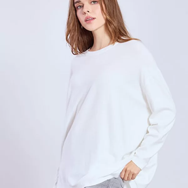 Πουλόβερ με ριπ λεπτομέρειες WT1794.4153+4