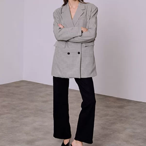 Σακάκι pied de poule με βάτες SQ7880.5790+1