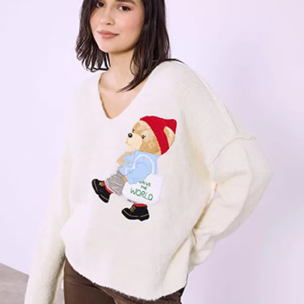 Πουλόβερ με αρκουδάκι SQ7578.4231+4