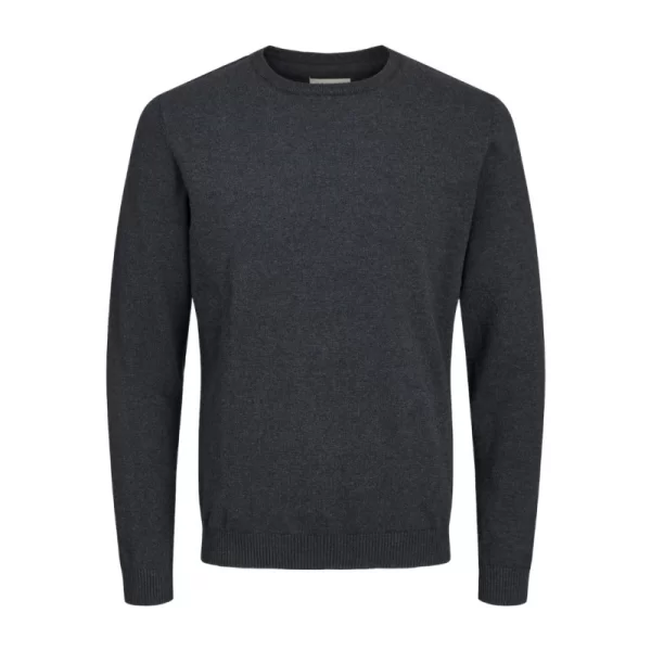 Jack & Jones knit crew neck - Dark Grey Melange