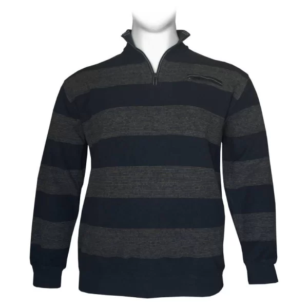 Zipper Polo wool feel 