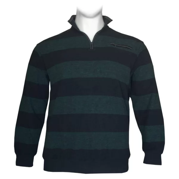 Zipper Polo wool feel 