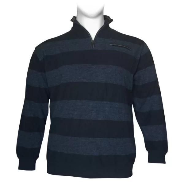 Zipper Polo wool feel 