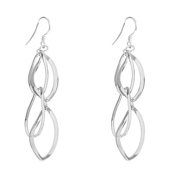 Σκουλαρίκια Κρεμαστά Ασήμι 925 Gatsa Σ457