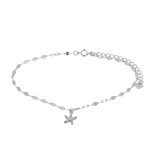 Αλυσίδα Γυναικεία Ποδιού Με Αστέρι Ασημένιο 925 Prince 5B-AN279