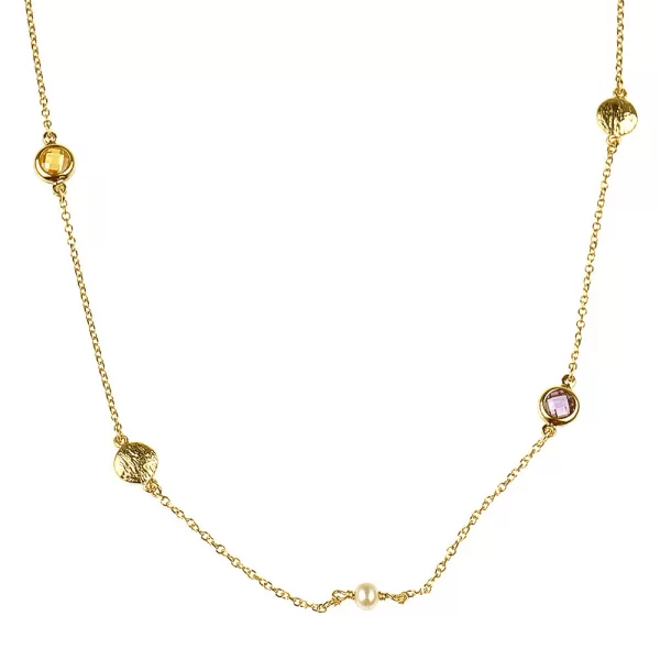 Κολιέ Γυναικείο σε Κίτρινο Χρυσό κ.14, Gatsa κωδ.50-008