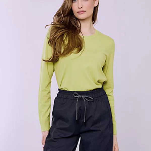 Πουλόβερ μονόχρωμο με απαλή υφή SQ1738.4886+3