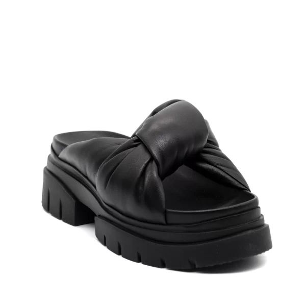 Γυναικεία Δερμάτινα Shilo Combo c Πέδιλα Μαύρα Ash SS22M13604100-Black