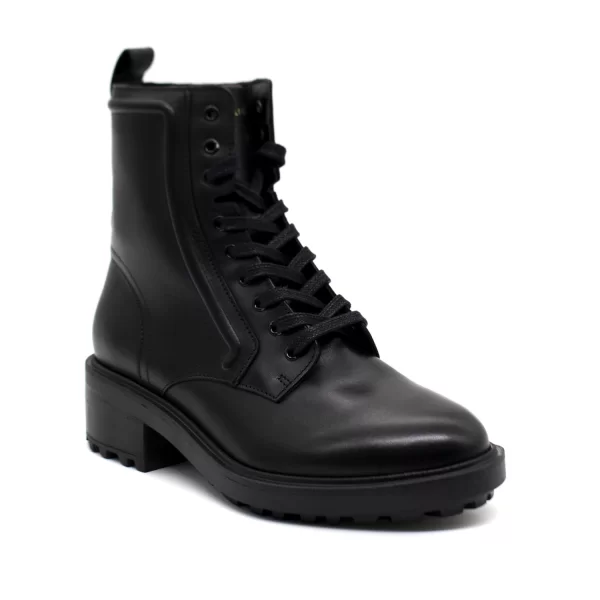 Γυναικεία Δερμάτινα Essential Biker Μποτάκια Μαύρα Tommy Hilfiger FW0FW07355-BDS