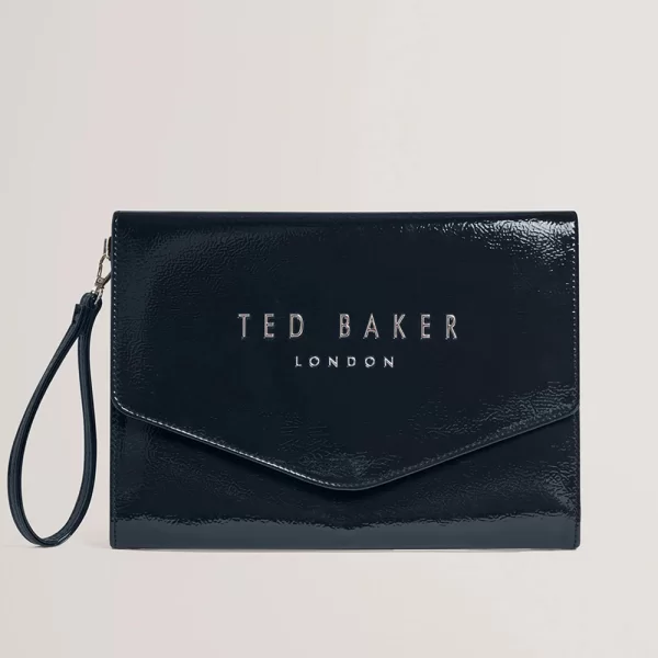 TED BAKER CAELYN Crinkle Icon Pouch 282713-NAVY NavyBlue