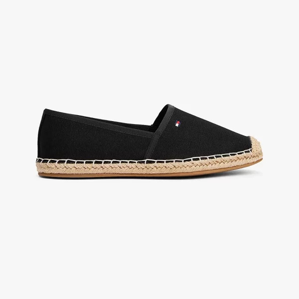 TOMMY HILFIGER FLAG CANVAS ESPADRILLE FW0FW08541-BDS Black