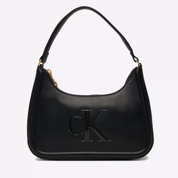 CALVIN KLEIN RAISED CK SMALL SHOULDER BAG LV04F3230G-UB1 Black