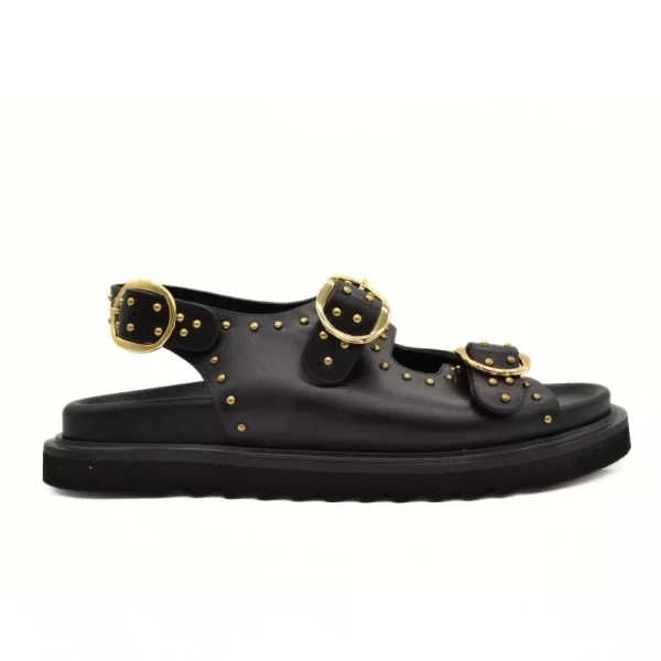 HAWKINS ΓΥΝΑΙΚΕΙΟ ΣΑΝΔΑΛΙ 25755 BLACK LT GOLD