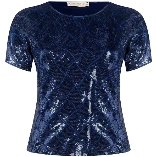 T-shirt με κοντά μανίκια Rinascimento CFC0020308002