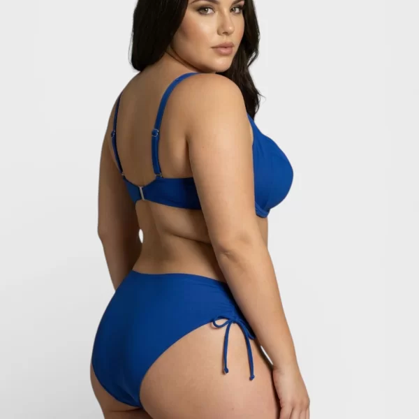 Μπικίνι Μπλε με Μπανέλα Plus Size Closet22 LY476-1-Μπλε