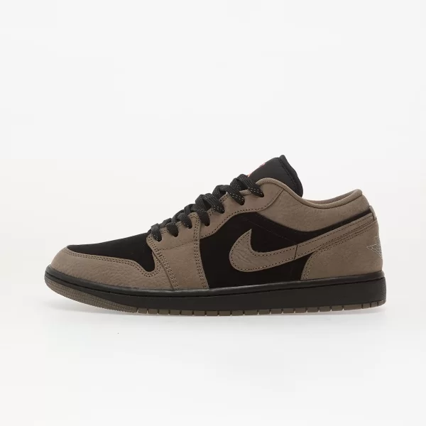 Sneakers Air Jordan 1 Low Se Black/ Olive Grey-Lt Wild Mango EUR 45.5