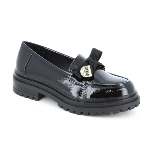 2561 ΓΥΝΑΙΚΕΙΟ ΥΠΟΔΗΜΑ LOAFERS, ΜΑΥΡΟ