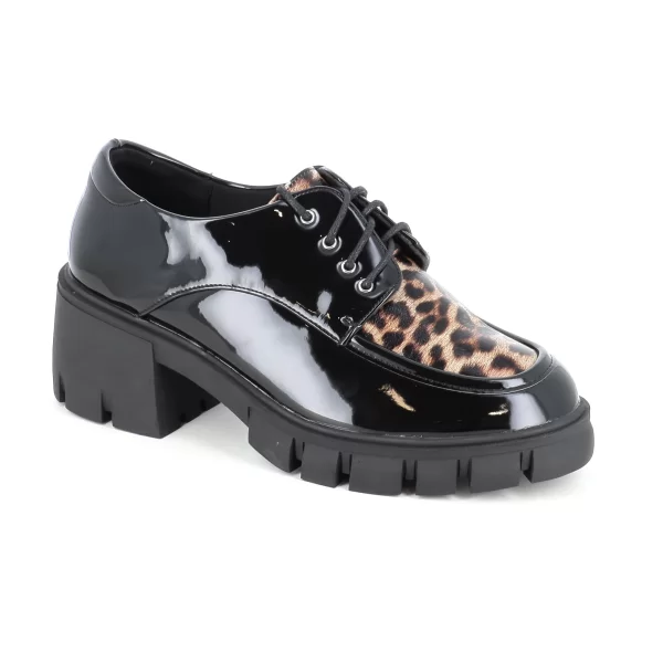 6632-252 ΓΥΝΑΙΚΕΙΟ ΥΠΟΔΗΜΑ LOAFERS, ΜΑΥΡΟ