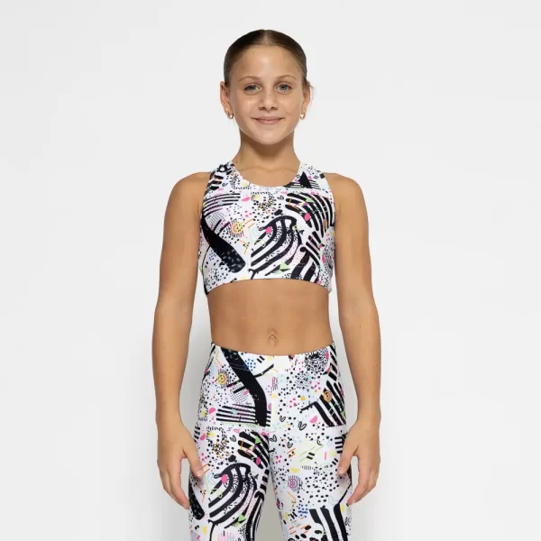 White Feelstorm Crop Top