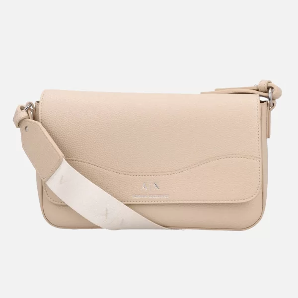 ARMANI EXCHANGE WOMAN''S CROSSBODY (Διαστάσεις: 24.5 x 15 x 6 εκ.) 942912CC783-U1092 Cream
