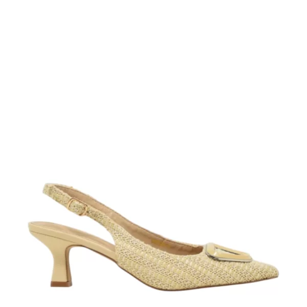 Γυναικείες γόβες Seven 295-39W BEIGE RAFFIA U439W2953284 μπεζ