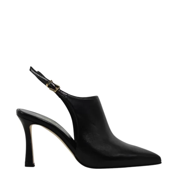 Γυναικείες γόβες Makis Fardoulis 749-84A μαύρο δέρμα