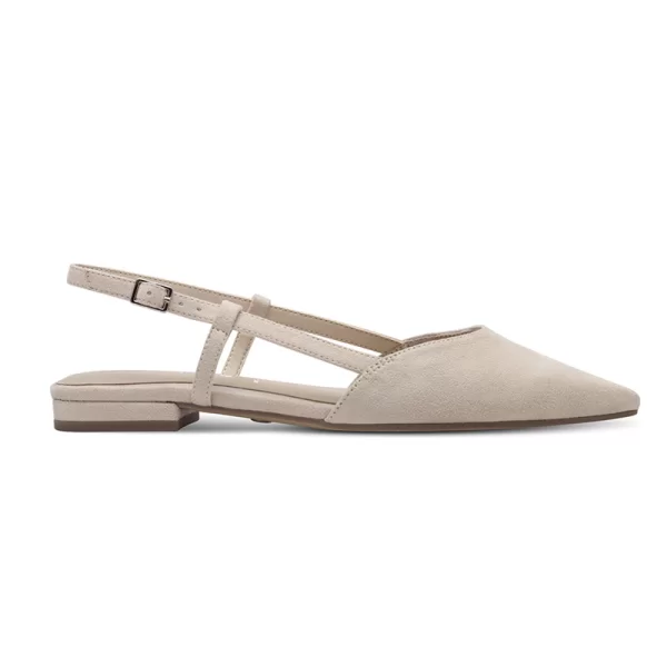 Γυναικείες μπαλαρίνες Tamaris 1-29404-42 251 μπεζ σουέντ